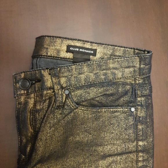Club Monaco Rusted Gold Jeans - Picture 5 of 6